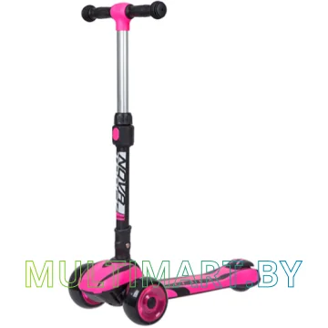 Самокат Novatrack RainBow Car Girl Pro 120CGP.RAINBOW.PN20 (розовый, 2020)